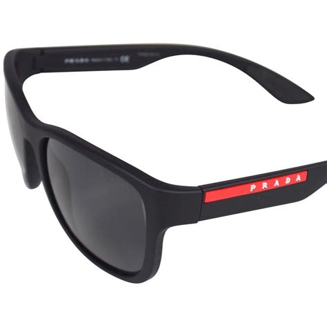 prada linea rossa men black sunglasses|Prada linea rossa polarized sunglasses.